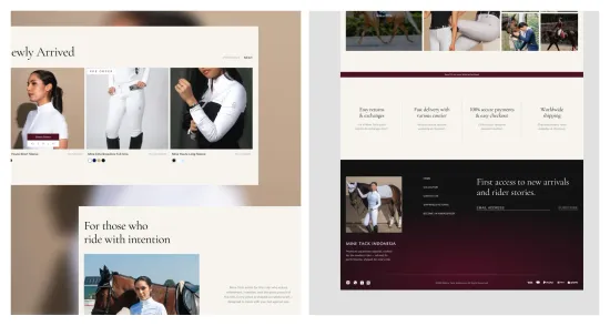 Mine Tack Indonesia website pages