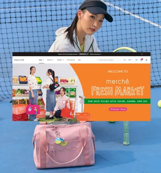 Merché homepage hero